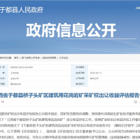評(píng)估1.4元/噸！江西又有儲(chǔ)量超億噸砂石大礦出讓
