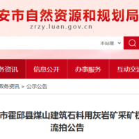 起始價(jià)8億元！安徽一建筑石料用灰?guī)r礦無(wú)人報(bào)價(jià)流拍